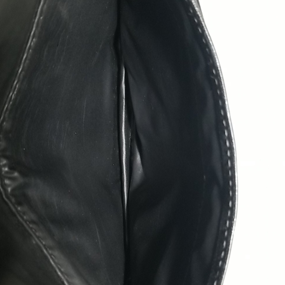 BAG BAZAAR VINTAGE WALLET IN BLK/ GREY - Picture 6 of 8